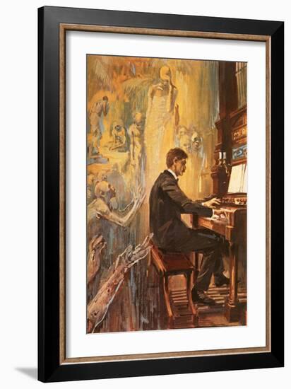 Albert Schweitzer Was an Exceptionally Fine Organist-Alberto Salinas-Framed Giclee Print