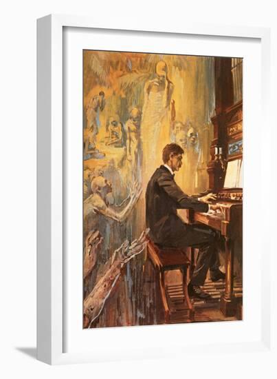 Albert Schweitzer Was an Exceptionally Fine Organist-Alberto Salinas-Framed Giclee Print