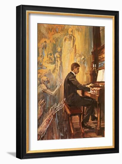 Albert Schweitzer Was an Exceptionally Fine Organist-Alberto Salinas-Framed Giclee Print