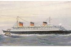 Assyrian Galley, Watercolour Reconstruction, Late 19th - Early 20th Century-Albert Sebille-Giclee Print