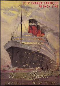 Paquebot Paris by Albert Sebille