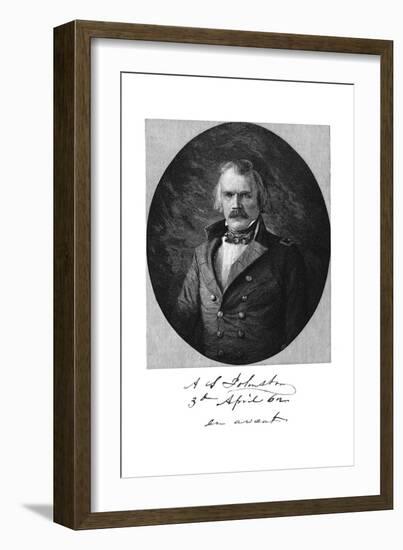 Albert Sidney Johnston, American Soldier-null-Framed Giclee Print