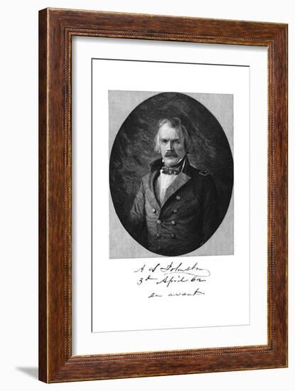 Albert Sidney Johnston, American Soldier-null-Framed Giclee Print