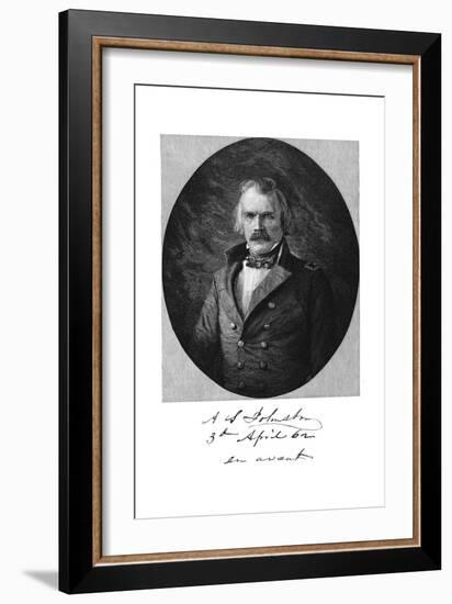 Albert Sidney Johnston, American Soldier-null-Framed Giclee Print