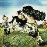 "Butch Gets a Bath," Saturday Evening Post Cover, May 11, 1946-Albert Staehle-Giclee Print