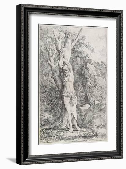 Albert, (Suffering Self-Imposed Penance), 1662-1663-Salvator Rosa-Framed Giclee Print