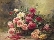 The Roses-Albert Tibule Furcy de Lavault-Framed Premier Image Canvas