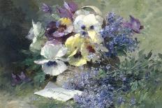 Basket of Flowers-Albert Tibulle de Furcy Lavault-Framed Giclee Print
