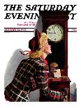 "Lunchtime at the Grocery," Saturday Evening Post Cover, August 31, 1940-Albert W. Hampson-Giclee Print