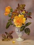 Roses in a Glass Vase-Albert Williams-Giclee Print