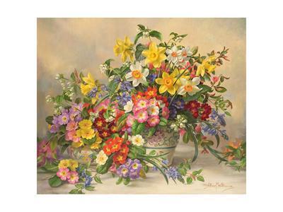 'Peonies and Mixed Flowers' Giclee Print - Albert Williams ...