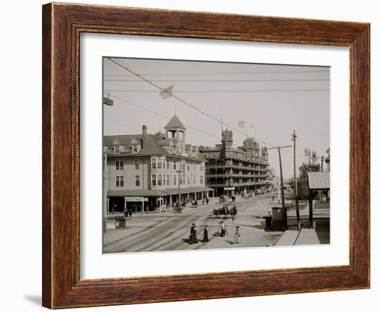 Alberta and Velvet Hotels, Old Orchard, Me.-null-Framed Photo