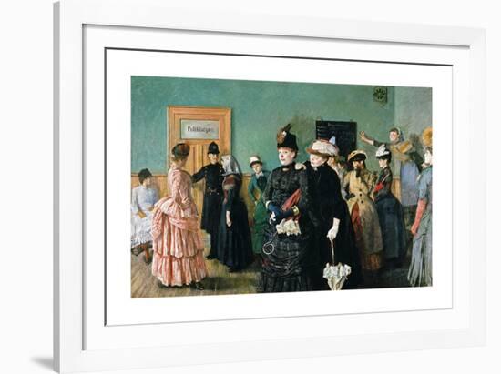 Albertine to see the Police Surgeon-Christian Krohg-Framed Premium Giclee Print