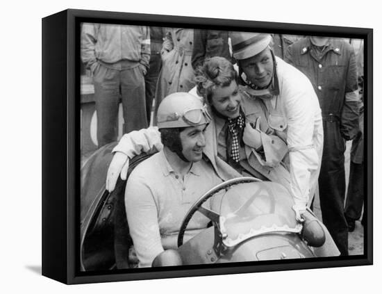 Alberto Ascari in a Ferrari, 1953-null-Framed Premier Image Canvas