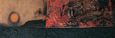 Red Black and Burning-Alberto Burri-Framed Premier Image Canvas
