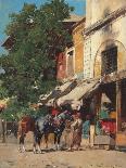 In the Marketplace, Istanbul, 1881 (Oil on Canvas)-Alberto Pasini-Giclee Print