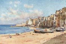 Port of Cefalu-Alberto Pisa-Giclee Print