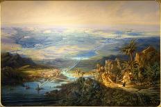 The Suez Canal, 1864-Alberto Rieger-Giclee Print