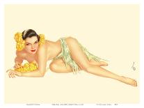 Pin Up Girl December c.1940s-Alberto Vargas-Giclee Print