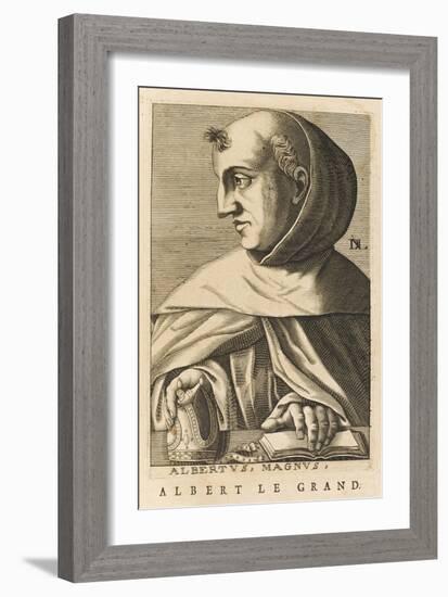 Albertus Magnus German Scholar Bishop of Ratisbon-Nicolas de Larmessin-Framed Art Print