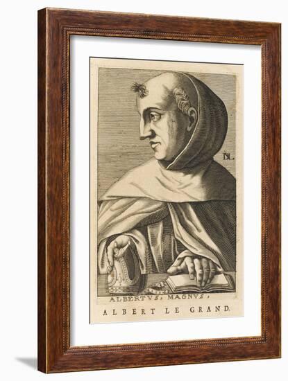 Albertus Magnus German Scholar Bishop of Ratisbon-Nicolas de Larmessin-Framed Art Print