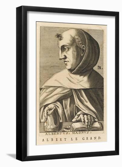 Albertus Magnus German Scholar Bishop of Ratisbon-Nicolas de Larmessin-Framed Art Print