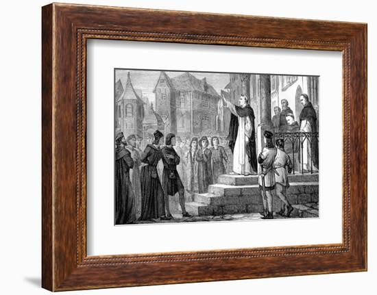 Albertus Magnus, German Theologian-Science Photo Library-Framed Photographic Print