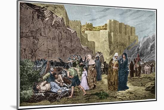 Albigensian Crusade or Cathar Crusade 1211 - the Insult to Prisoners-Stefano Bianchetti-Mounted Giclee Print