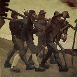 Reapers in a Gathering Storm, 1912-Albin Egger-lienz-Giclee Print