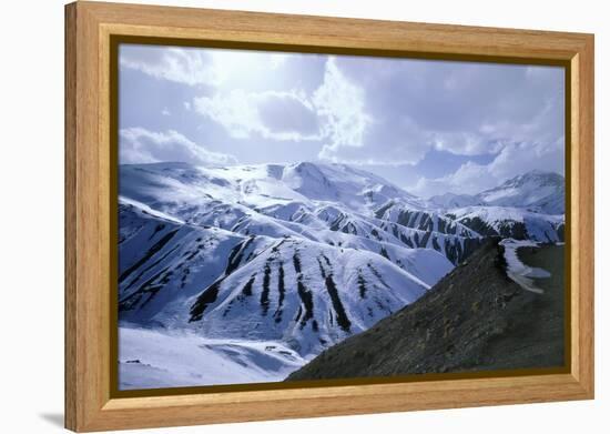 Alborz Mountain Range, Iran, Middle East-Adam Woolfitt-Framed Premier Image Canvas