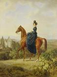 Ownerless Horse on the Battlefield at Moshaisk in 1812, 1834-Albrecht Adam-Giclee Print