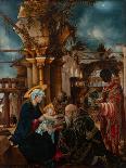 The Adoration of the Magi, C.1530-1535 (Mixed Technique on Lime Wood)-Albrecht Altdorfer-Giclee Print