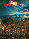 The Battle of Issus, or the Victory of Alexander the Great, 1529 (Oil on Panel)-Albrecht Altdorfer-Giclee Print