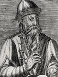 Portrait of Johannes Gutenberg (circa 1400-68) (Later Colouration)-Albrecht Mentz-Mounted Giclee Print
