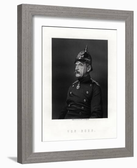 Albrecht Theodor Graf Emil Von Roon, Prussian Soldier and Politician, 19th Century-W Holl-Framed Giclee Print