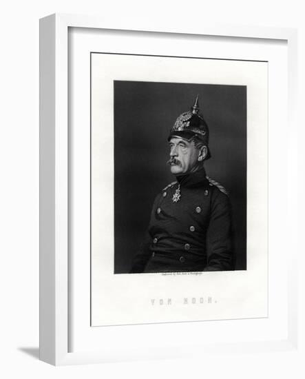 Albrecht Theodor Graf Emil Von Roon, Prussian Soldier and Politician, 19th Century-W Holl-Framed Giclee Print