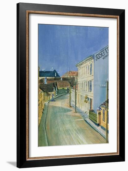 Albrechtstrasse in Klosterneuburg-Egon Schiele-Framed Giclee Print