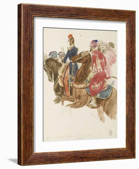 Album Afrique-Denis Auguste Marie Raffet-Framed Giclee Print