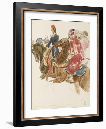 Album Afrique-Denis Auguste Marie Raffet-Framed Giclee Print