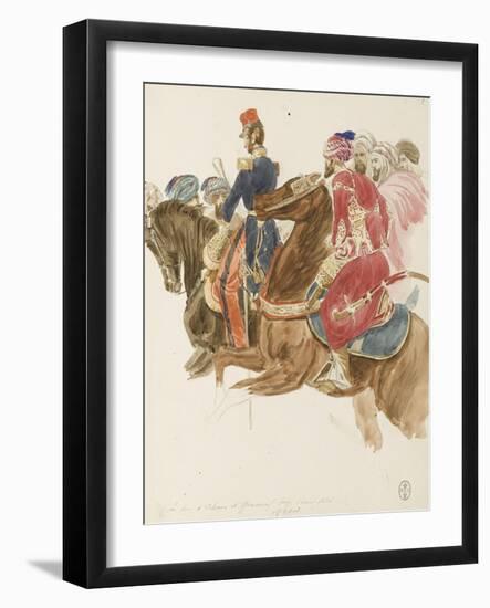 Album Afrique-Denis Auguste Marie Raffet-Framed Giclee Print