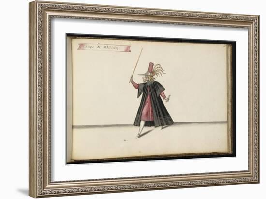 Album; Ballet Chasteau Bicêtre; "Enter the Magician"-Daniel Rabel-Framed Giclee Print