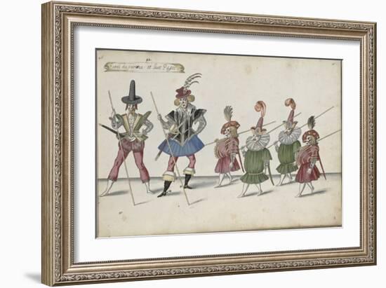 Album ; Ballet de la Douairière de Billebahaut et Ballet des fées des forêts de Saint Germain-Daniel Rabel-Framed Giclee Print