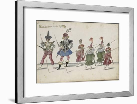 Album ; Ballet de la Douairière de Billebahaut et Ballet des fées des forêts de Saint Germain-Daniel Rabel-Framed Giclee Print