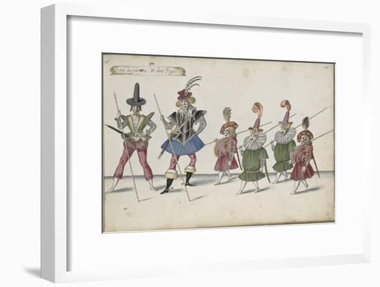 Album ; Ballet de la Douairière de Billebahaut et Ballet des fées des forêts de Saint Germain-Daniel Rabel-Framed Giclee Print