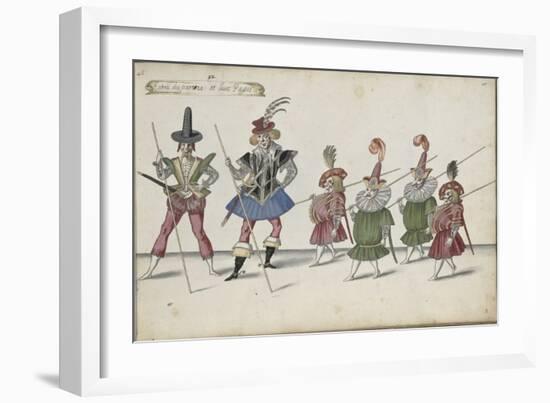 Album ; Ballet de la Douairière de Billebahaut et Ballet des fées des forêts de Saint Germain-Daniel Rabel-Framed Giclee Print
