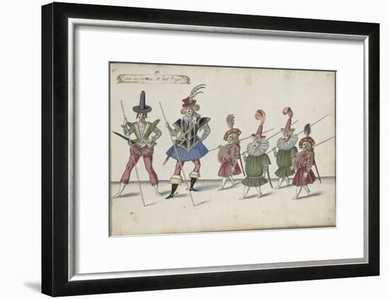 Album ; Ballet de la Douairière de Billebahaut et Ballet des fées des forêts de Saint Germain-Daniel Rabel-Framed Giclee Print