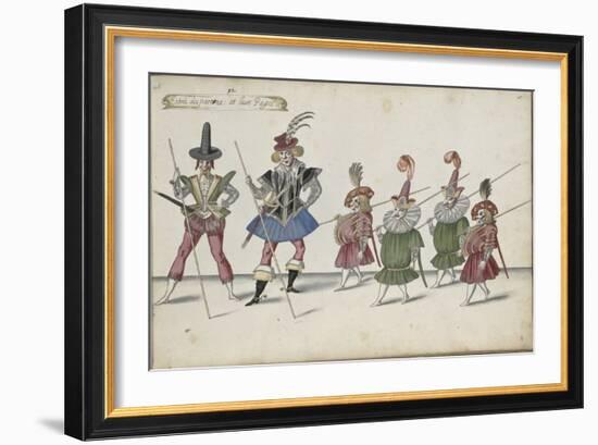 Album ; Ballet de la Douairière de Billebahaut et Ballet des fées des forêts de Saint Germain-Daniel Rabel-Framed Giclee Print