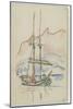 Album : bateau à deux mâts-Paul Signac-Mounted Giclee Print
