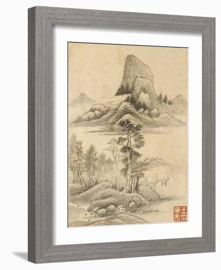 Album de huit feuilles : paysages-Wutian Wang-Framed Giclee Print