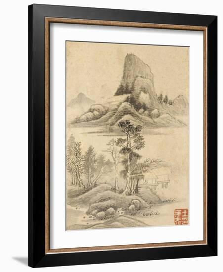 Album de huit feuilles : paysages-Wutian Wang-Framed Giclee Print